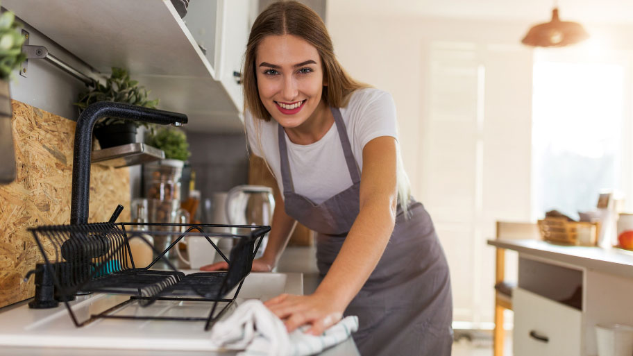 Woman Happy with Pest-free house