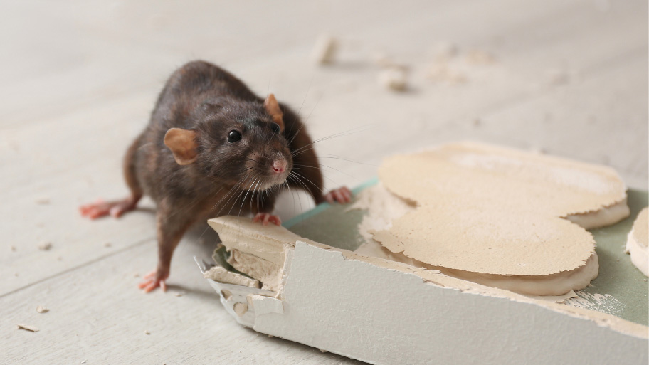 Mouse munching on furniture - Mice Removal in Waukee, IA